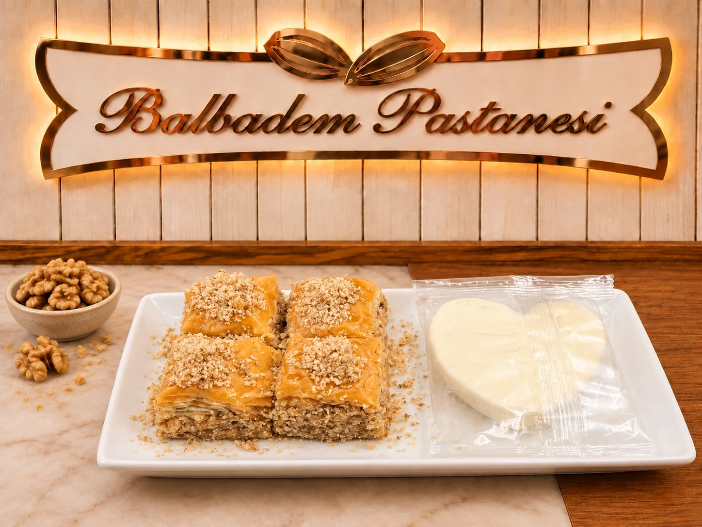 Bol Cevizli Kuru Ev Baklava Menü