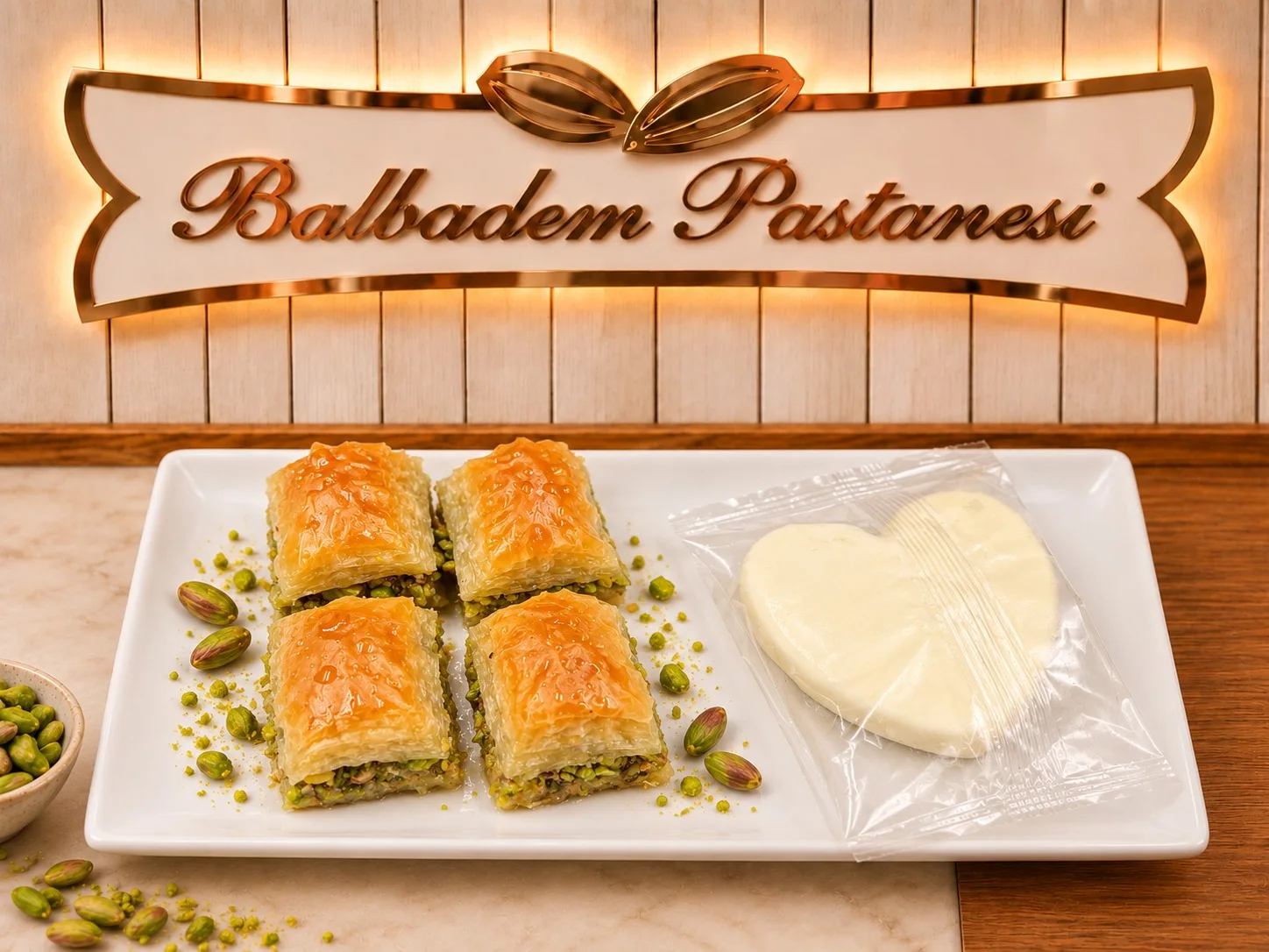 Bol Fıstıklı Kuru Baklava Menü