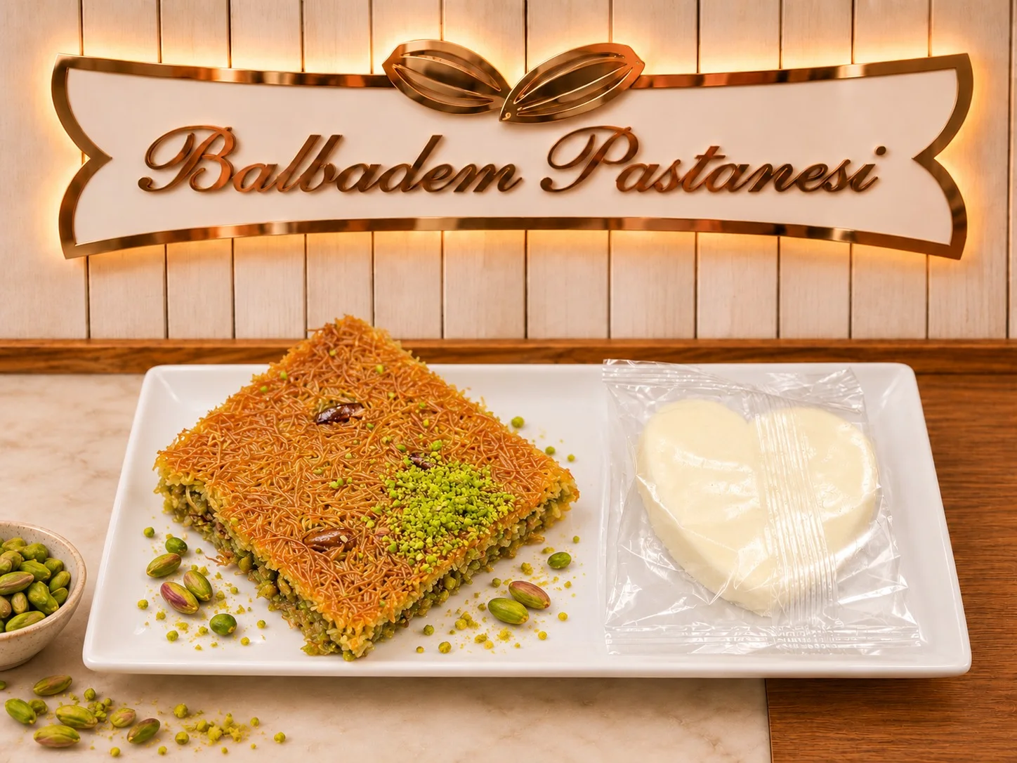 Fıstıklı Yassı Kadayıf Menü