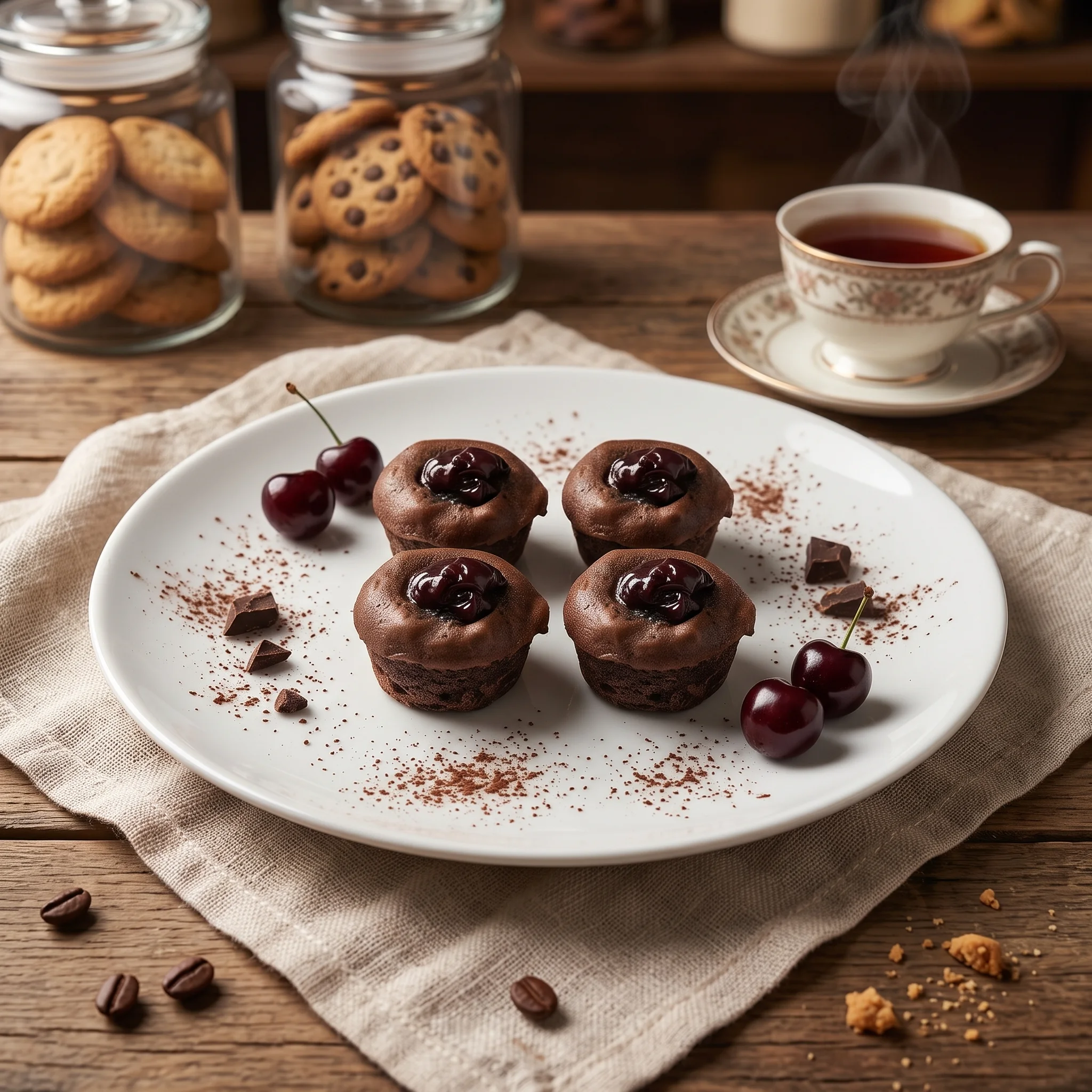 MİNİ VİŞNELİ SUFLE
