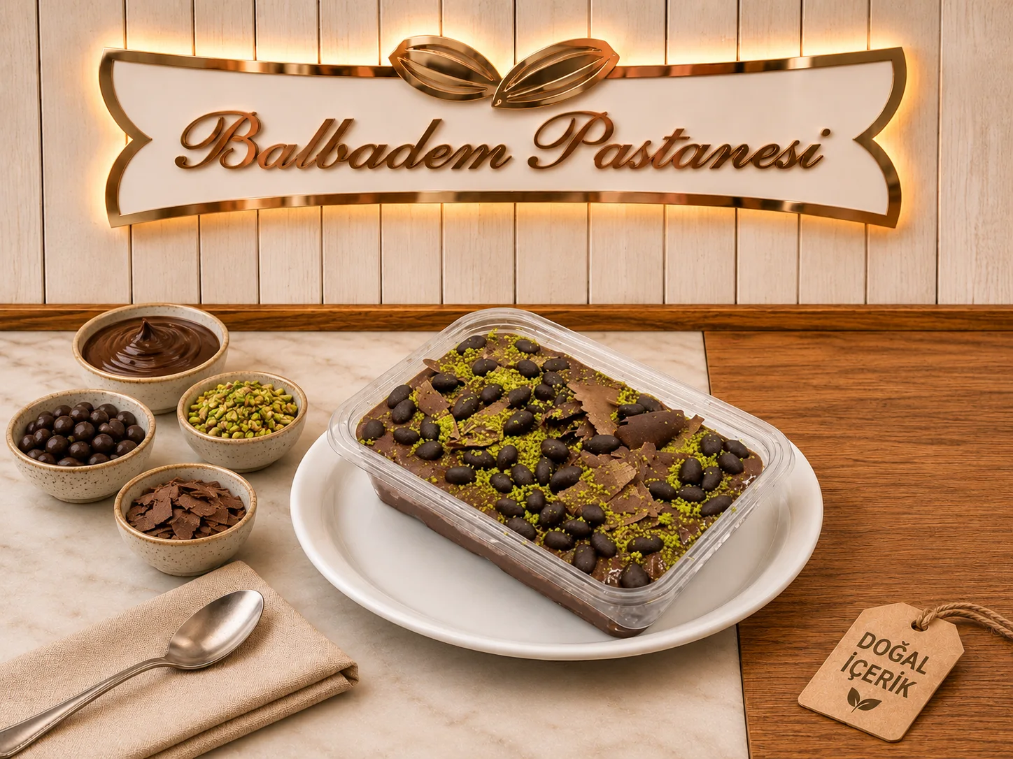 Fıstıklı Profiterol 1 kg