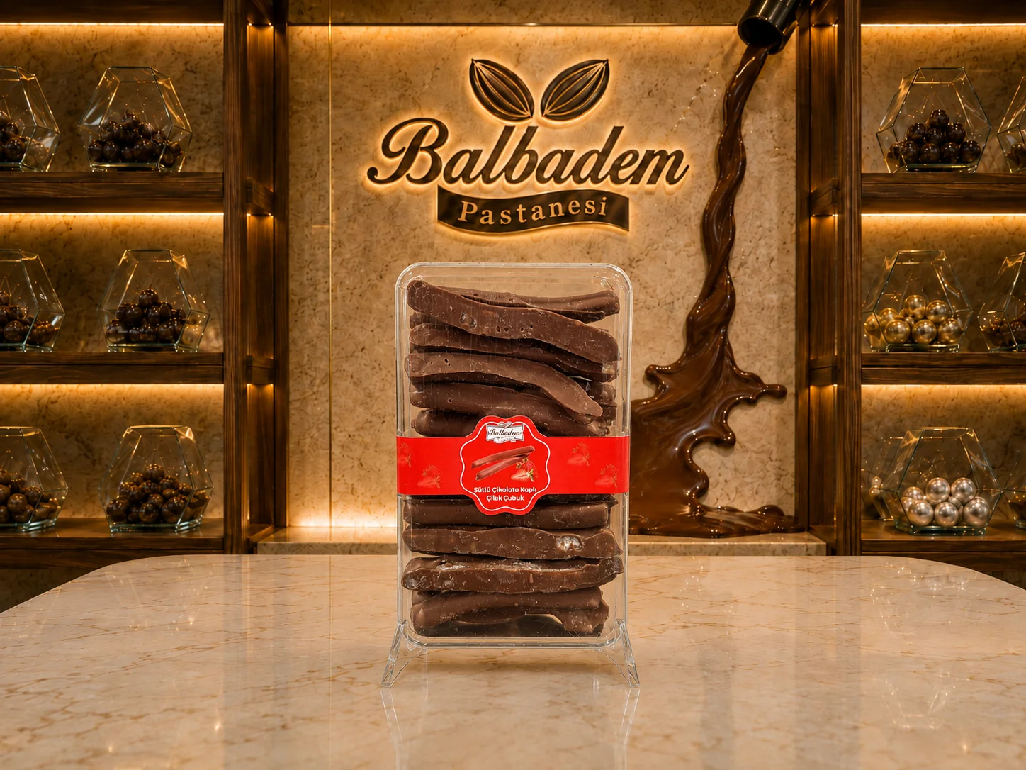 Sütlü Çİkolata Kaplı Çilek Çubuk 150 gr(e)