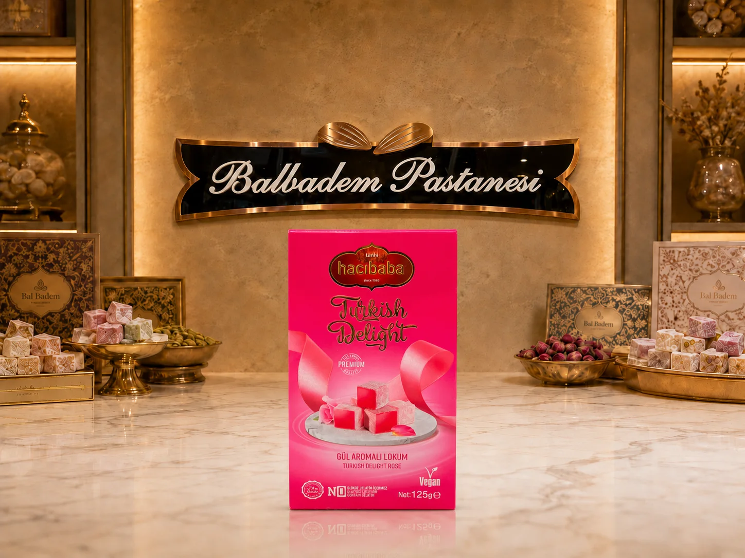 Gül Aromalı Lokum 125g