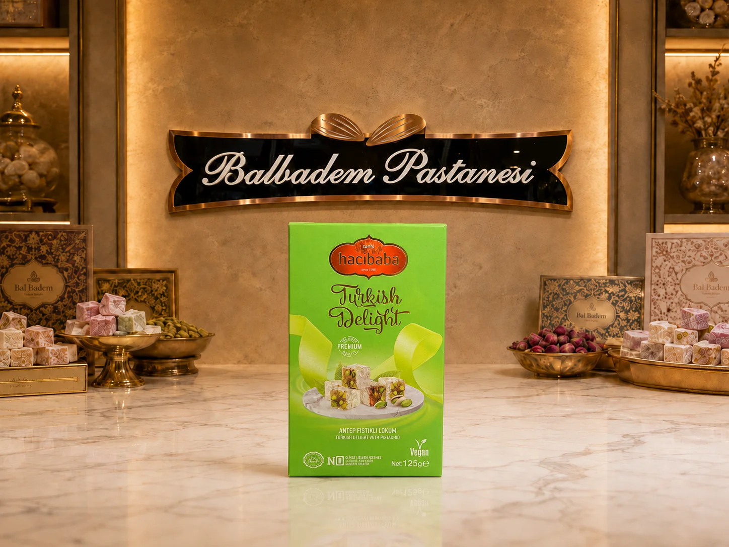 Antep Fıstıklı Lokum 125g