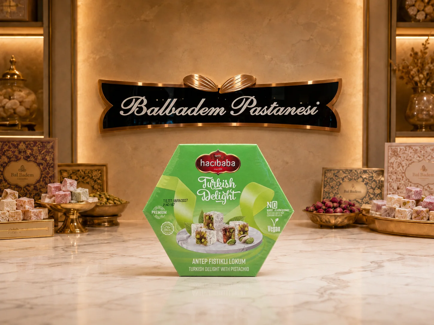 Antep Fıstıklı Lokum 250g