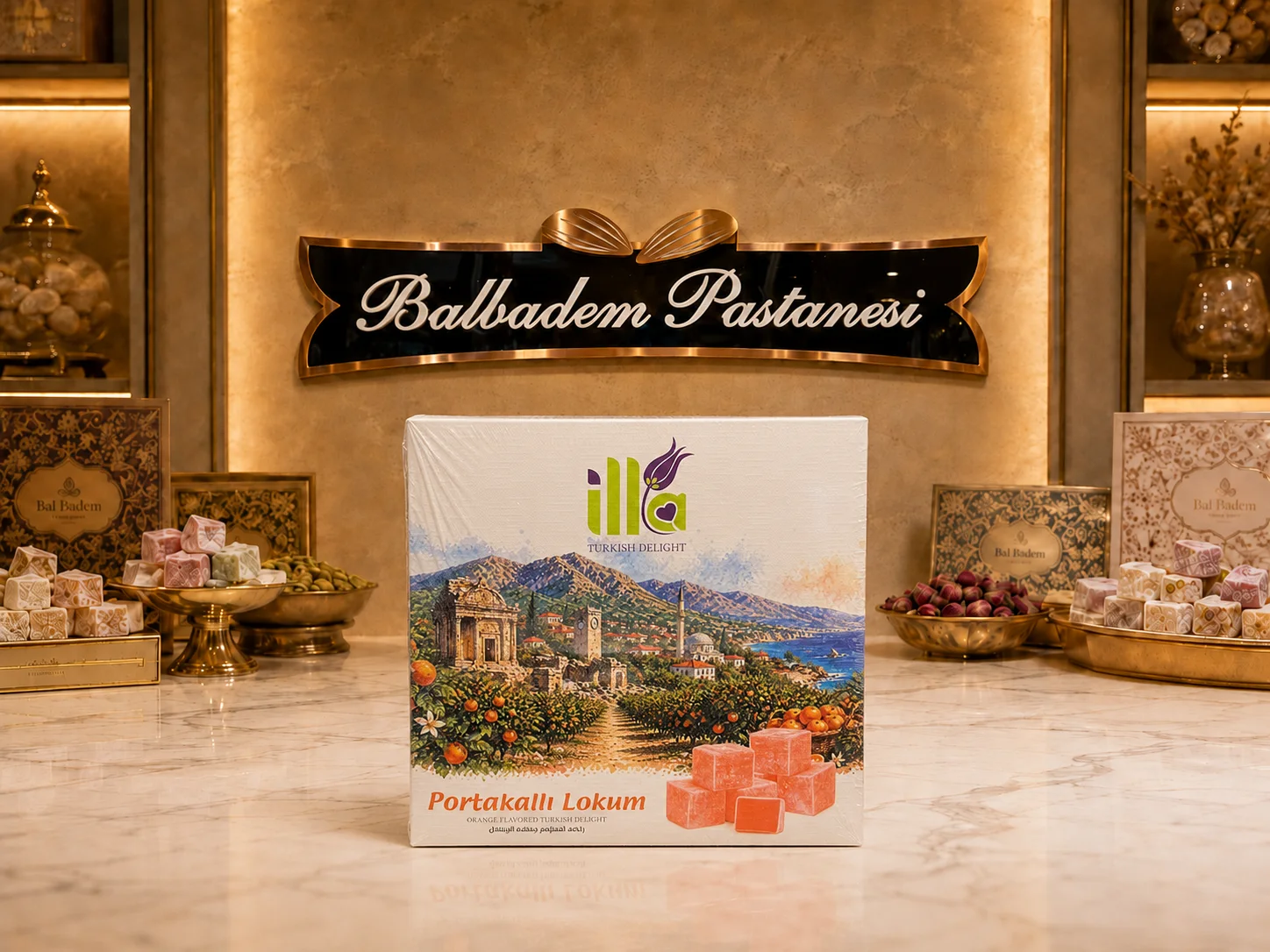 Portakallı lokum 400gr