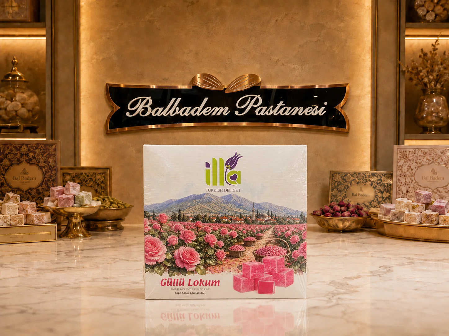 Güllü Lokum 400gr
