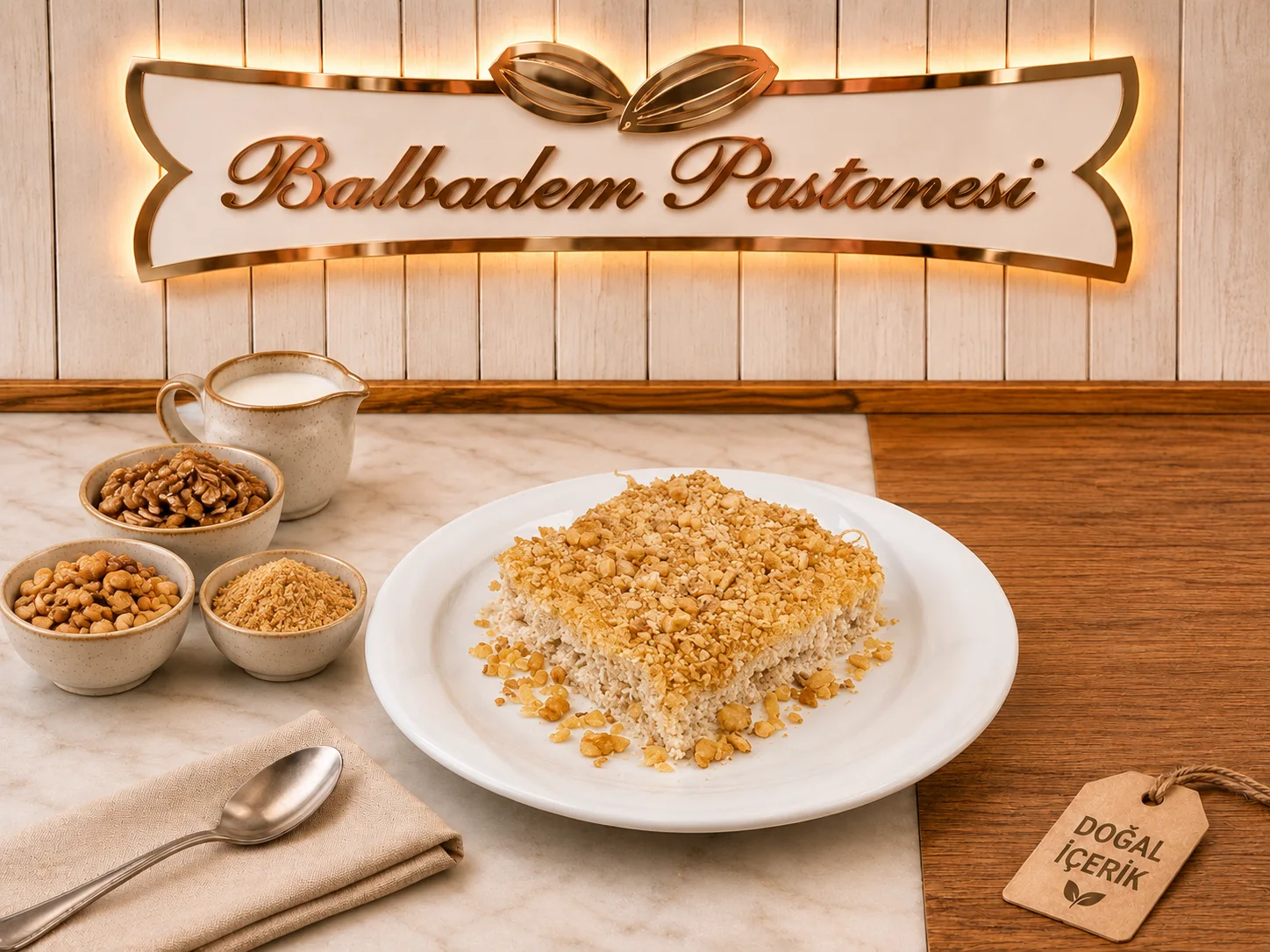 Cevizli Sütlü Soğuk Kadayıf