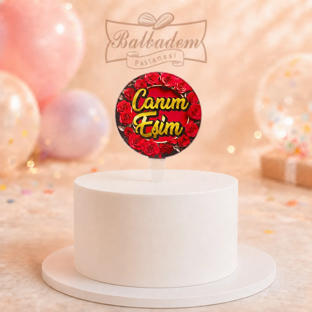 Canım Eşim (kırmızı gül)