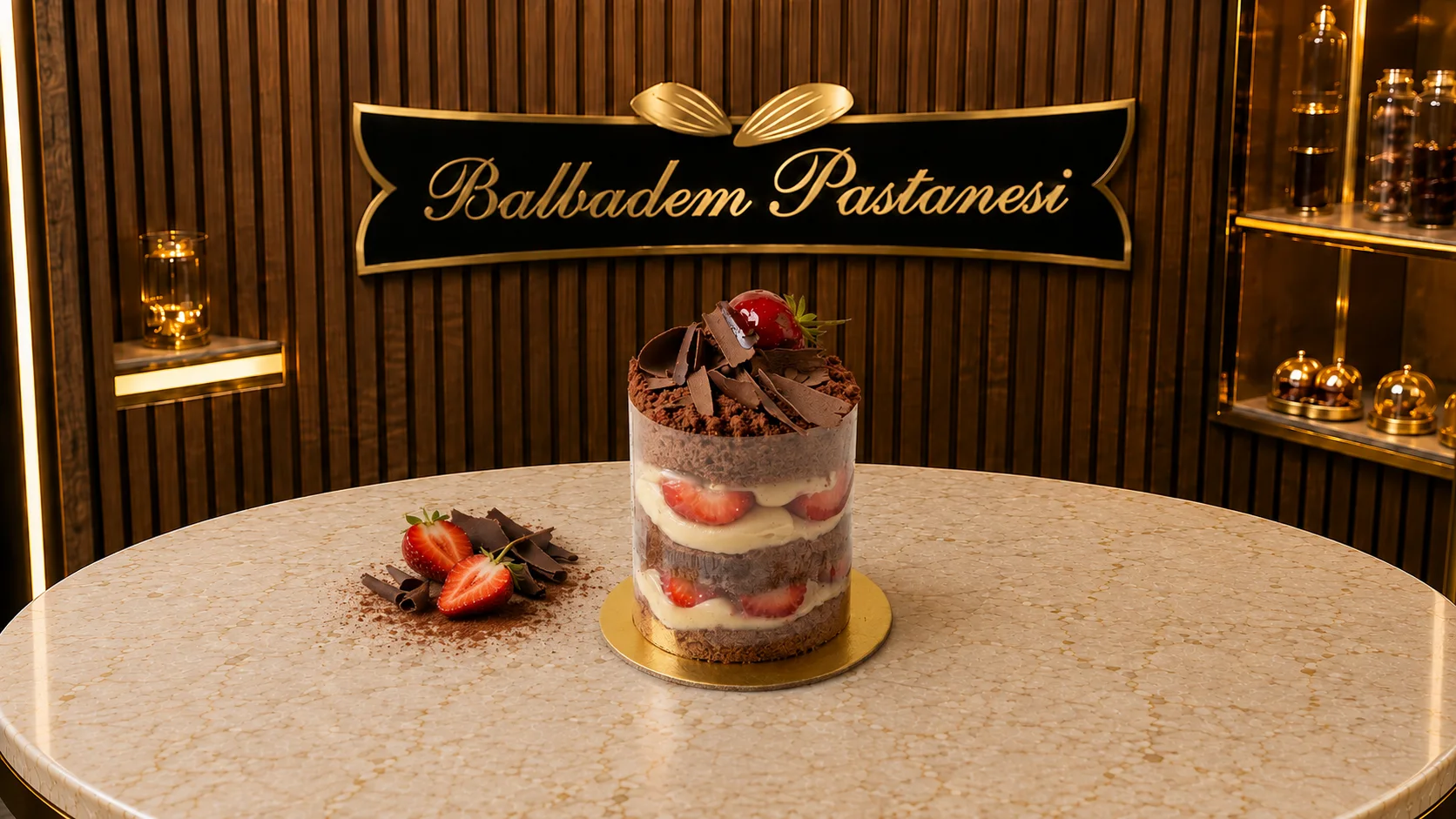CİKOLATALI & ÇİLEKLİ PASTA