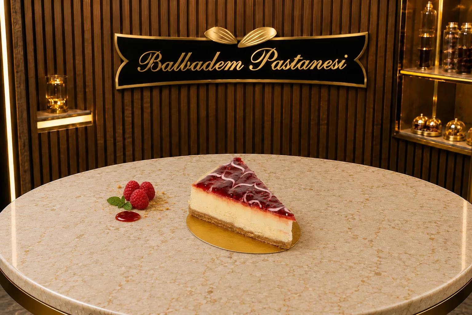 FRAMBUAZLI CHEESECAKE (DİLİM)