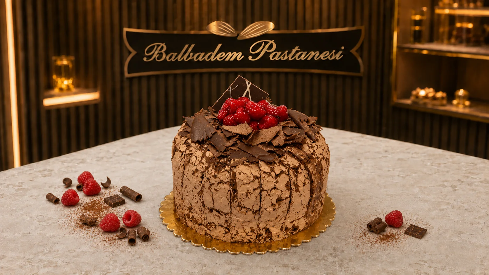 Frambuazlı & Çikolatalı Pasta
