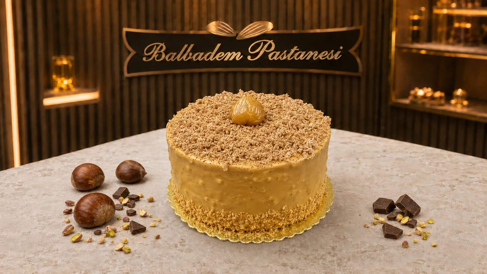 KESTANELİ & FISTIKLI & ÇİKOLATALI PASTA