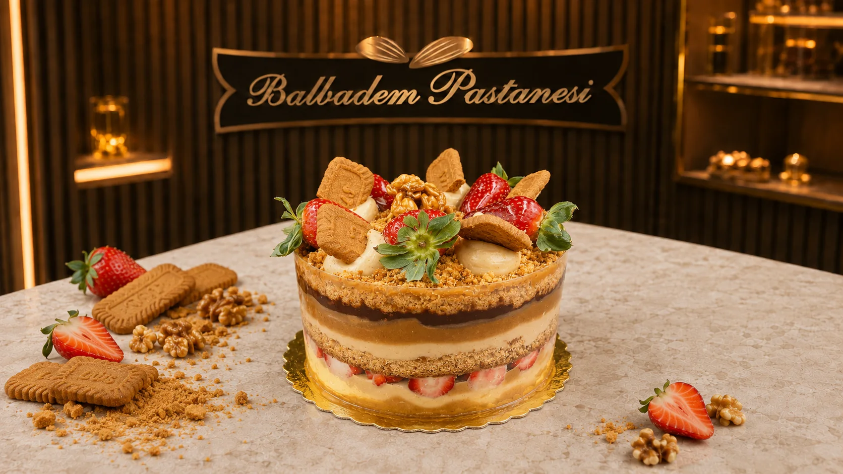 Lotus Bisküvili Pasta (4-6 kişilik)