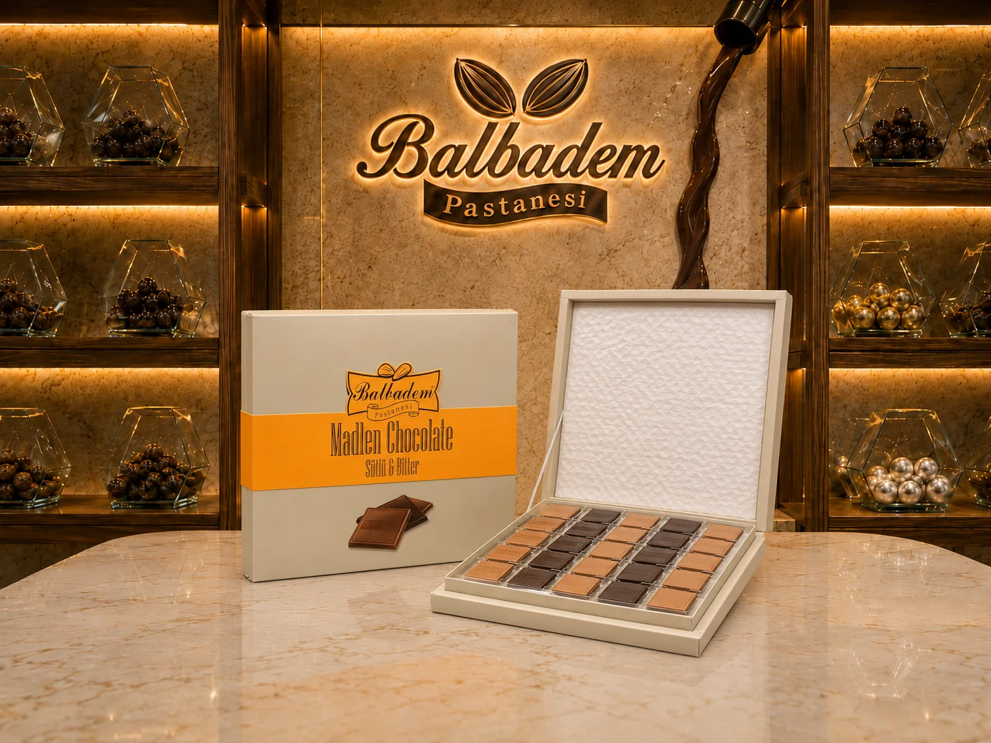 Orta Boy Madlen Çikolata (75 adet )