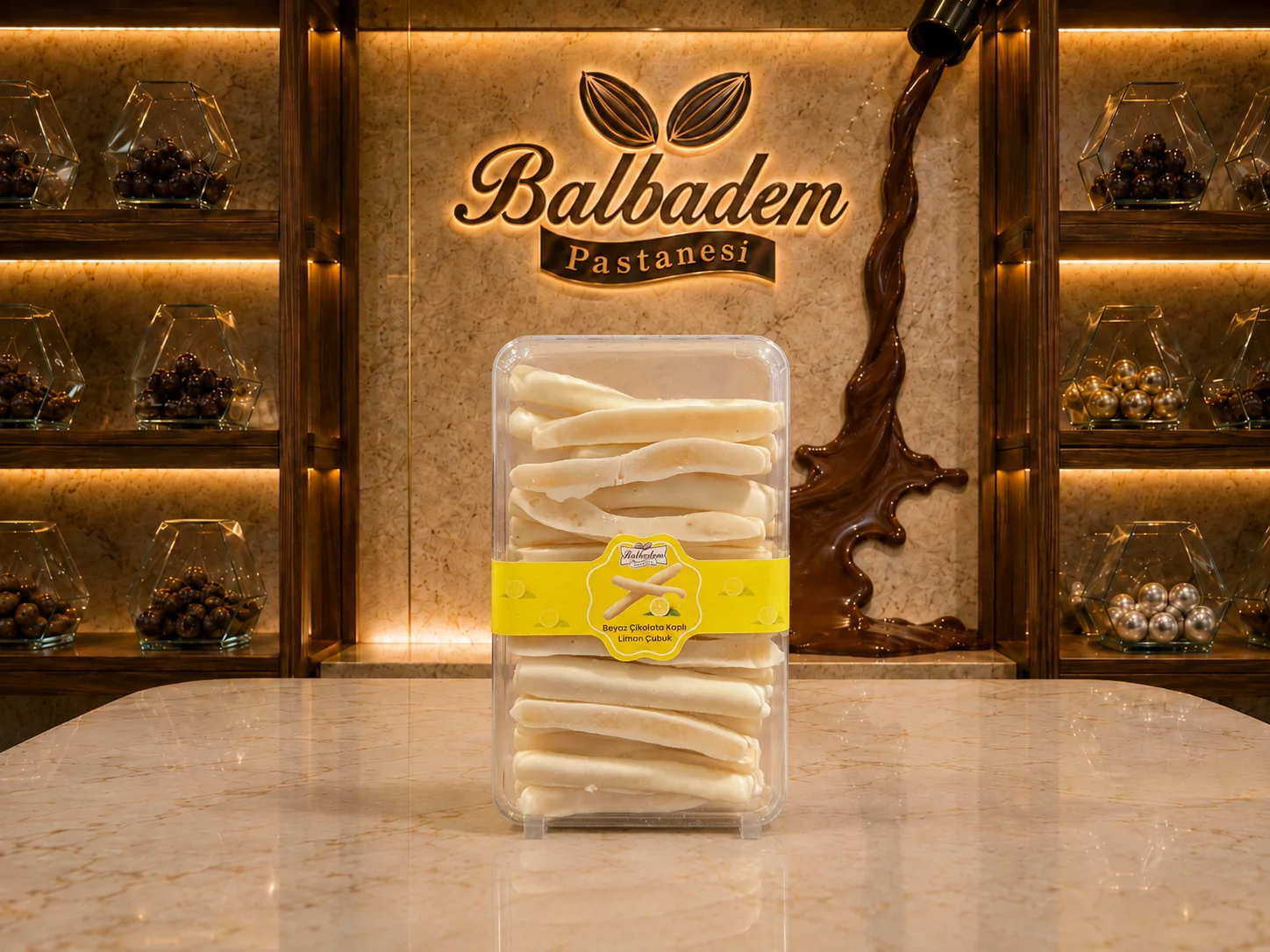 Beyaz Çİkolata Kaplı Limon Çubuk 150 gr(e)