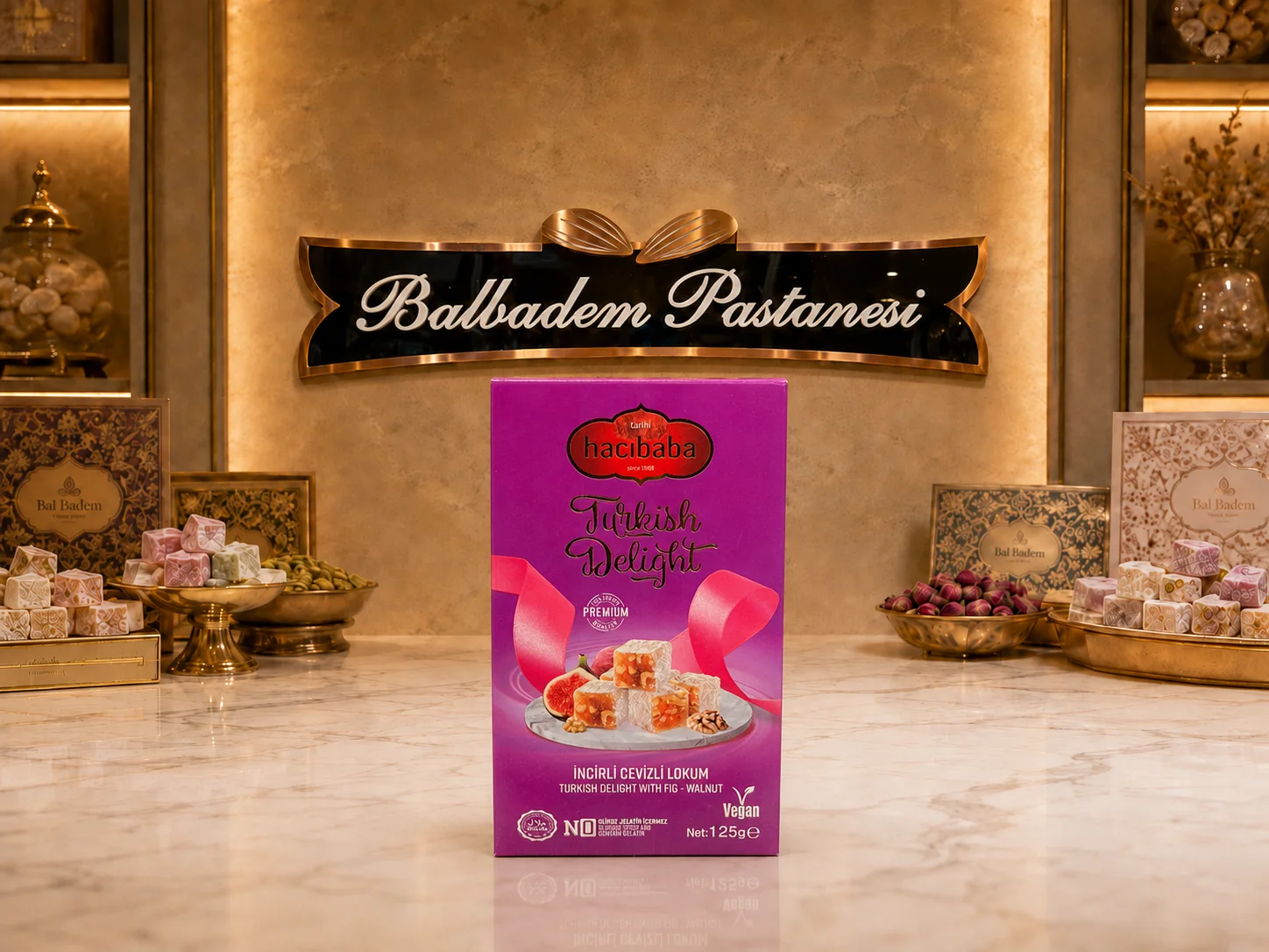 İncirli Cevizli Lokum 125g
