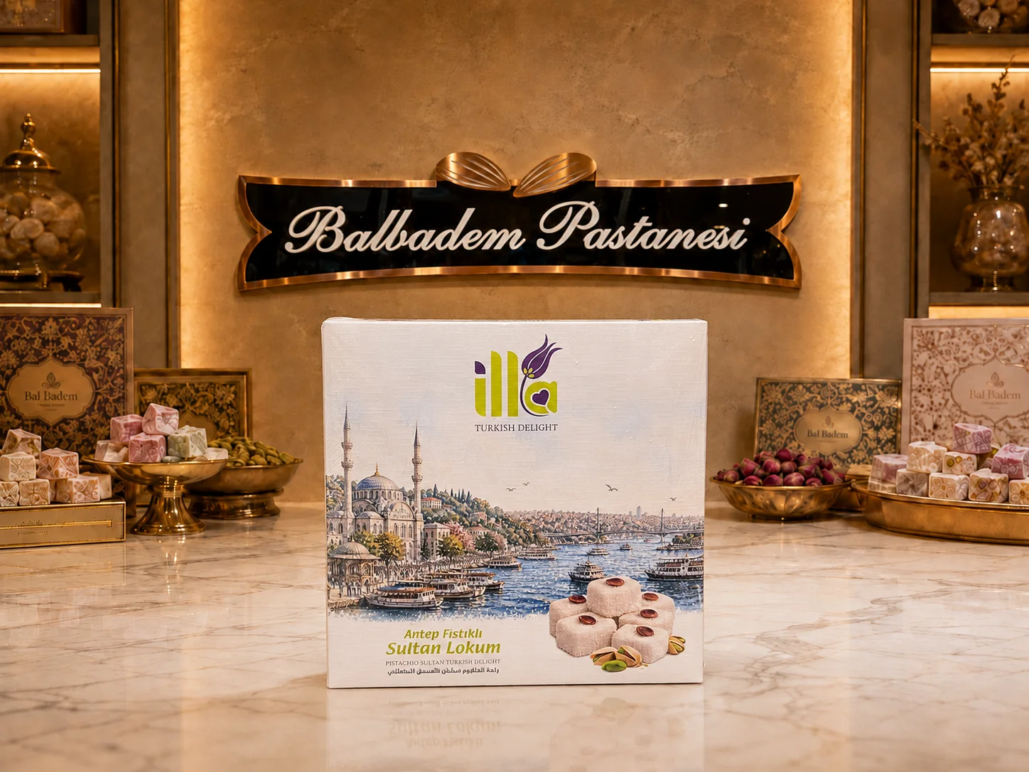 Antep Fıstıklı Sultan lokum 300gr