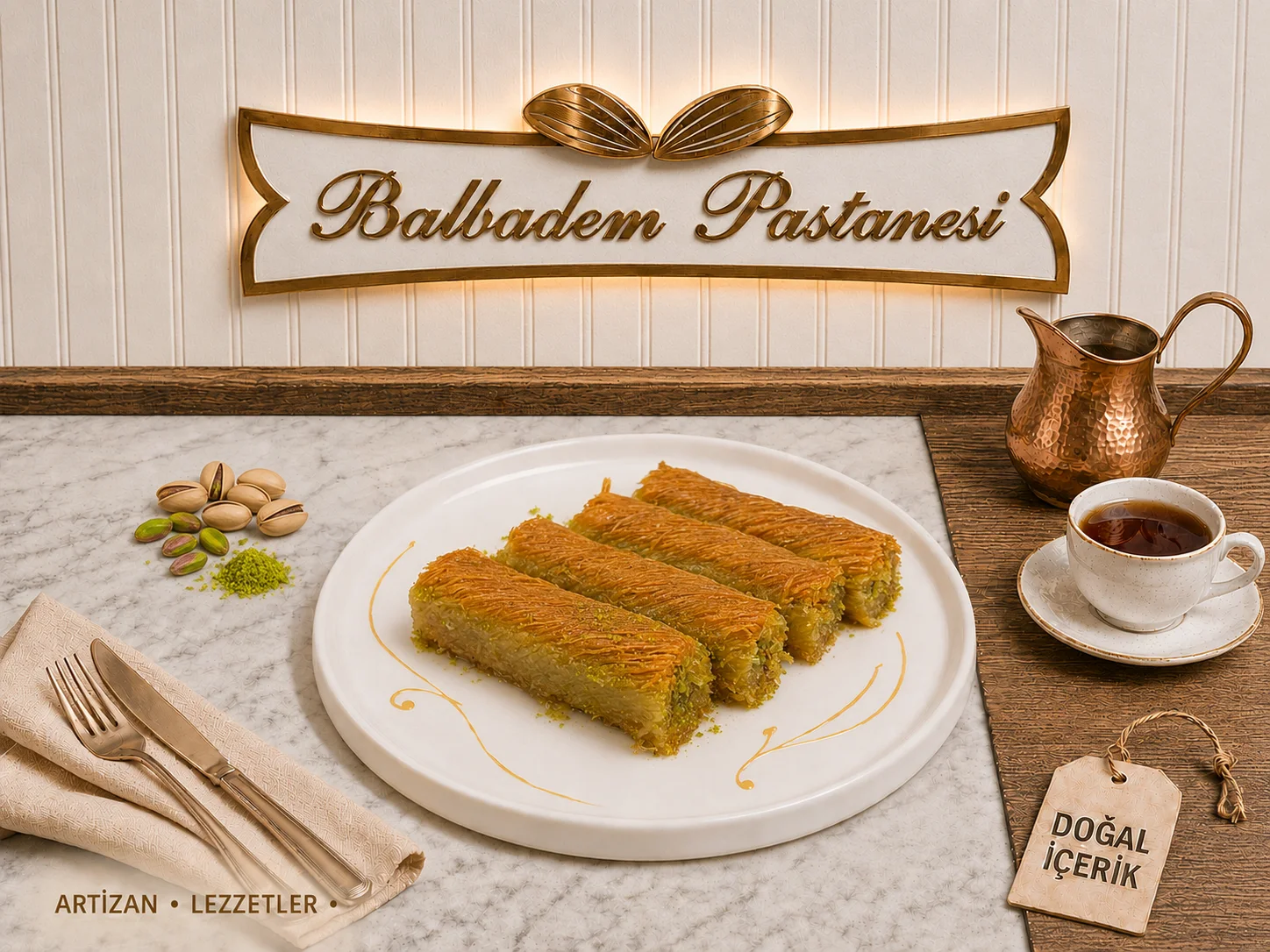 Fıstıklı Burma Kadayıf