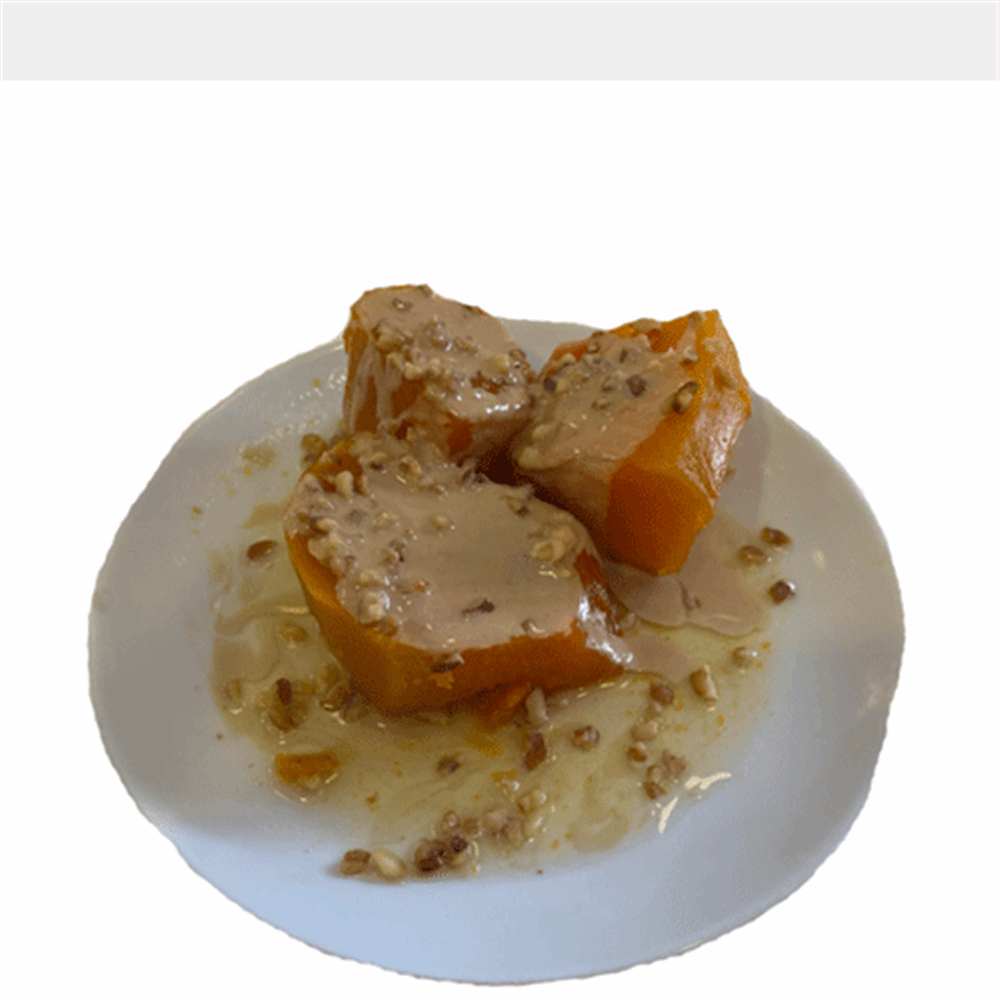 TAHİNLİ & CEVİZLİ KABAK TATLISI (250 GR.)