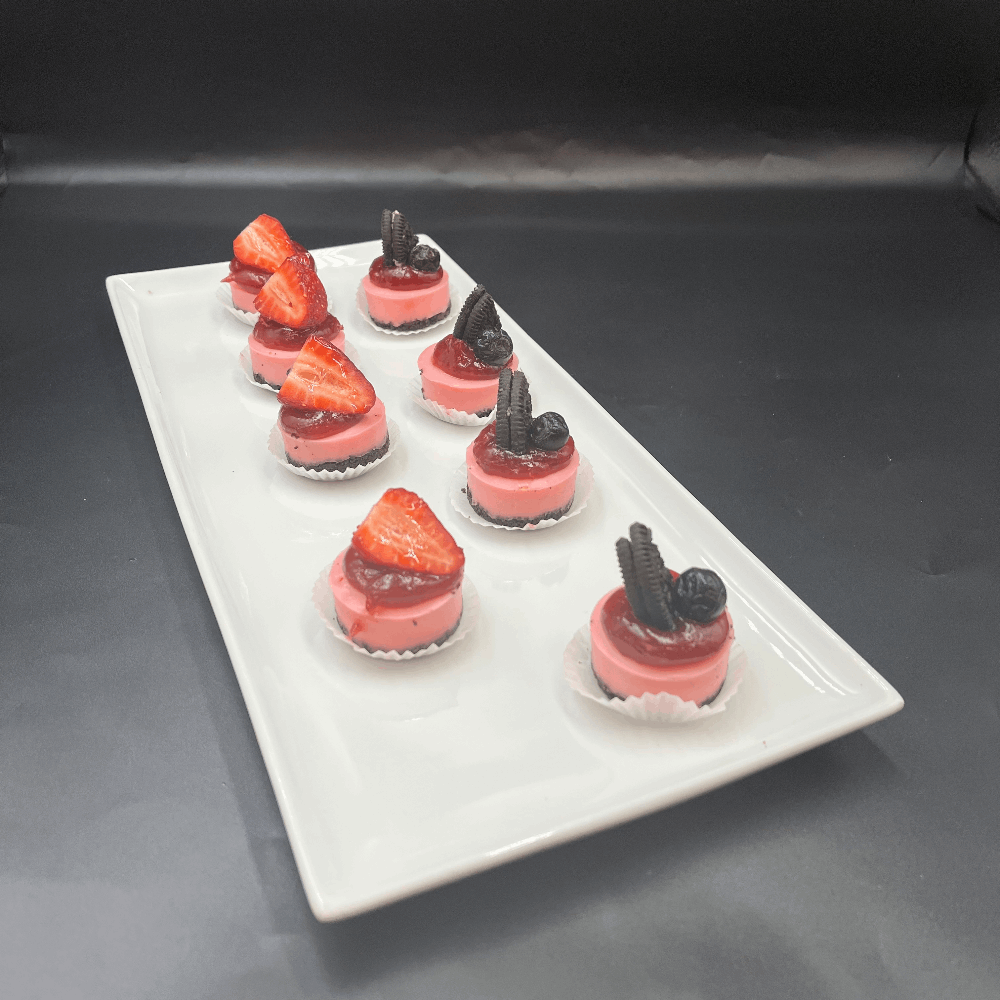 Çilekli Frambuazlı Oreo Bisküvili Cheesecake