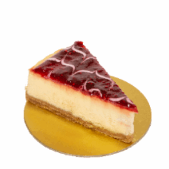Frambuazlı Dilim Cheesecake