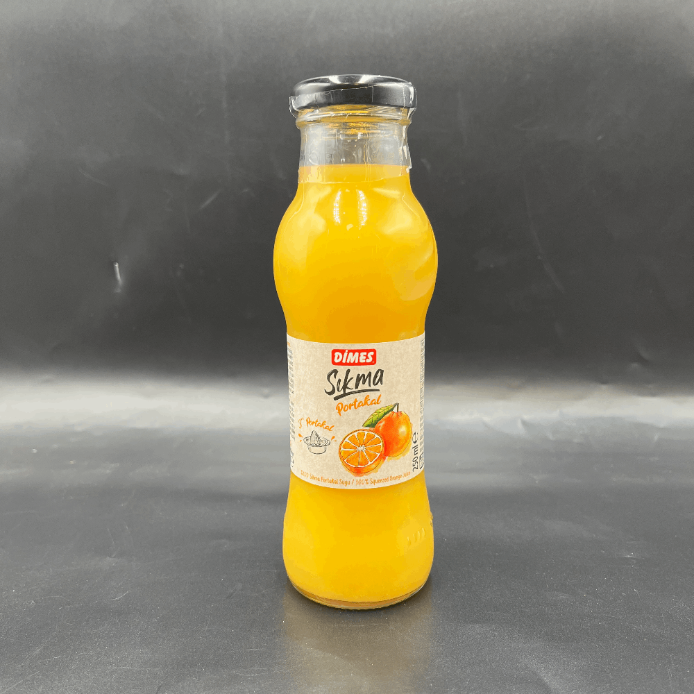 Dimes Sıkma Portakal Suyu 250 ml