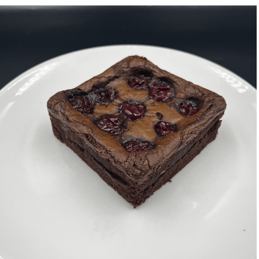 Vişneli Çikolatalı Brownie Kek Dilim