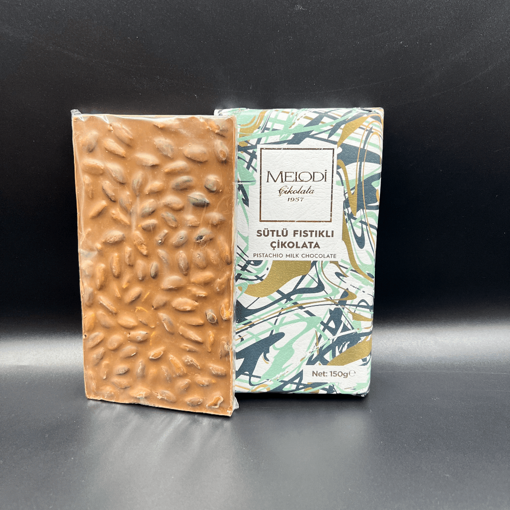 Sütlü Çikolatalı Fıstıklı Orta Boy Beyoğlu Tablet 150gr(e)