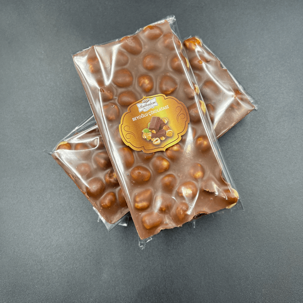 El Yapımı Fındıklı Sütlü Çikolatalı Kırma 160 gr