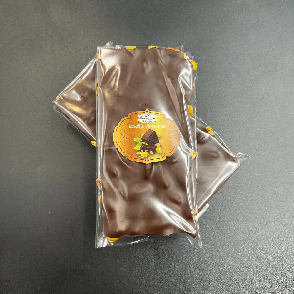 El Yapımı Fıstıklı Bitter Çikolatalı Kırma 75 gr
