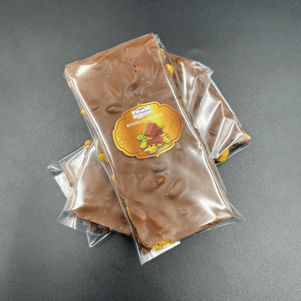 El Yapımı Fıstıklı Sütlü Çikolatalı Kırma 160 gr