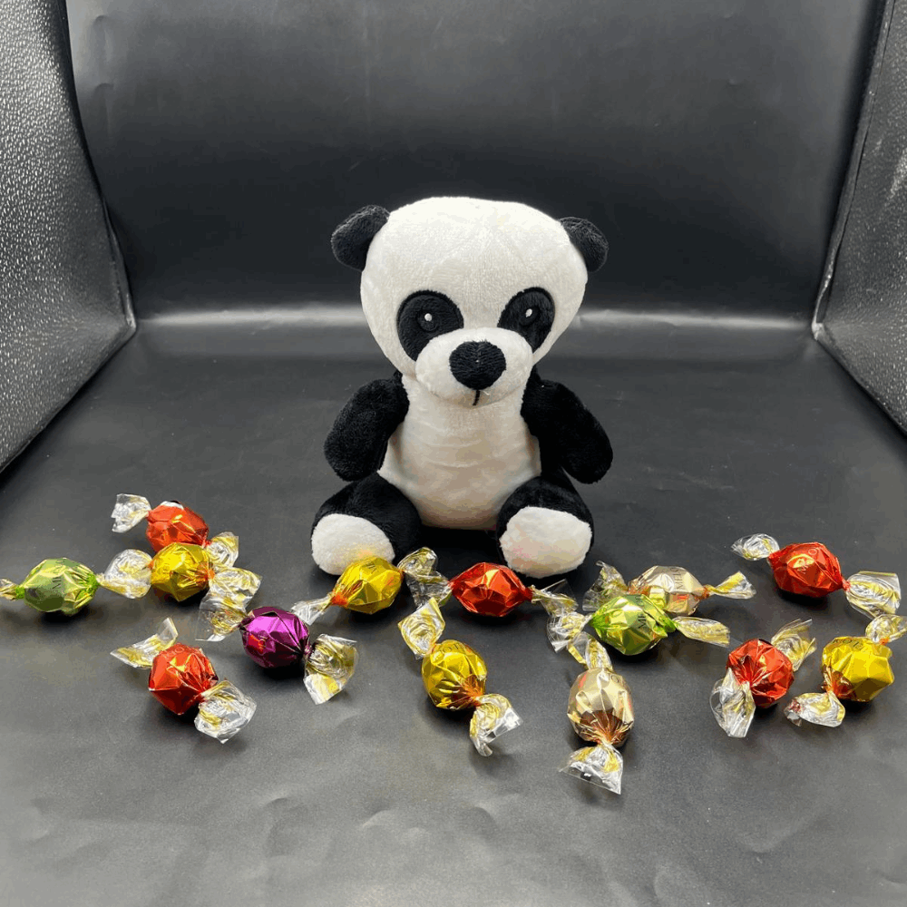 Twist Çikolata & Panda Ayıcık Peluş (15 Cm)