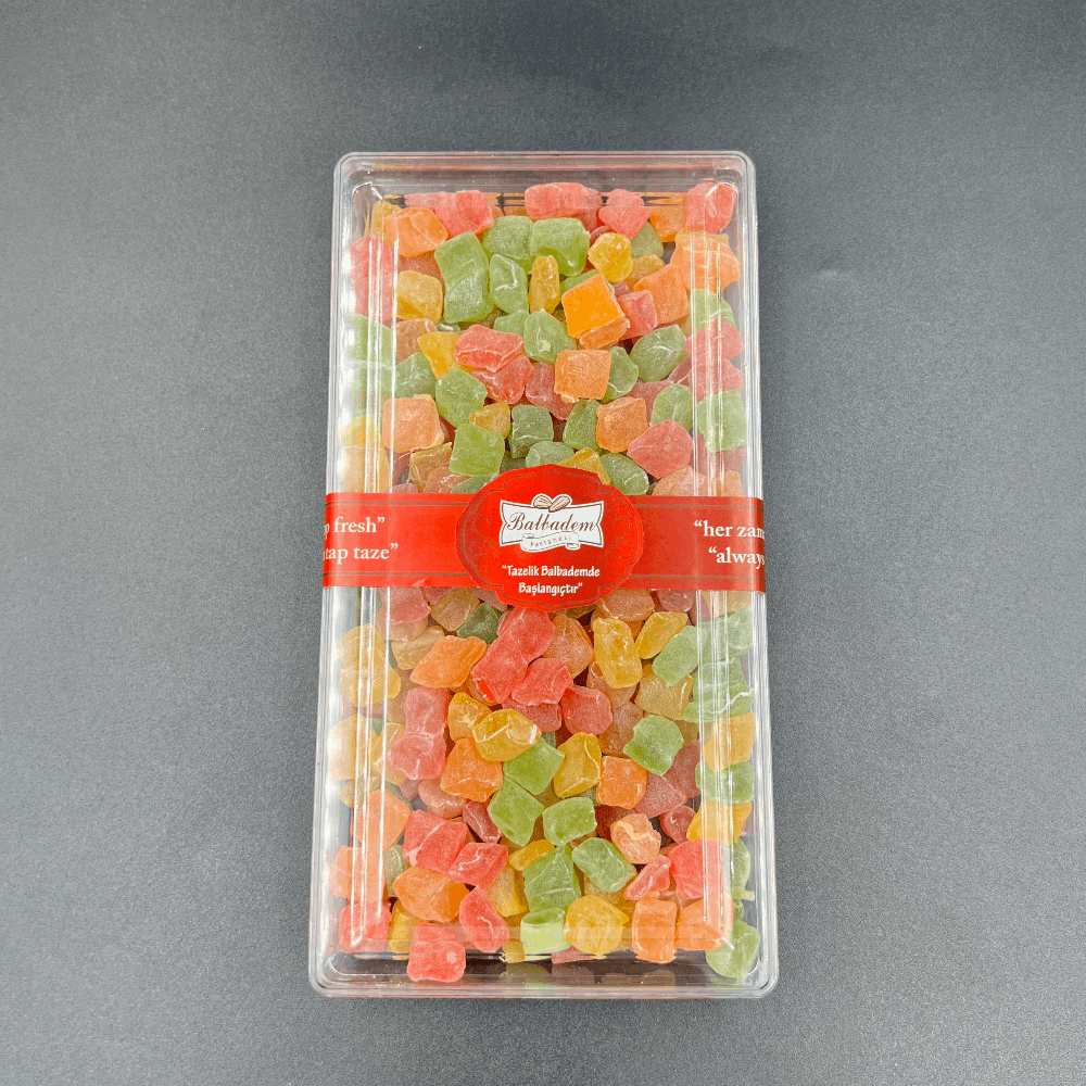 Karışık Meyve Aromalı Kuş Lokumu 250gr (e)