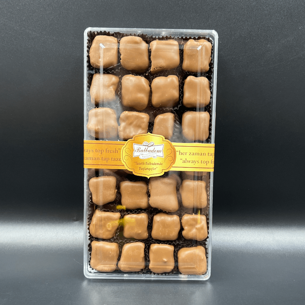 Çifte Kavrulmuş Fıstıklı Sütlü Çikolata Kaplı Lokum 250gr(e)
