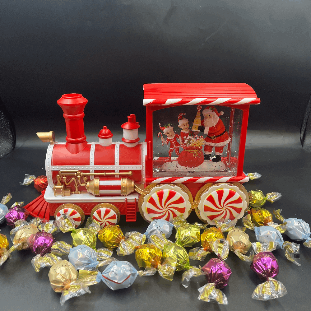Twist Çikolata & Işıklı Müzikli Püskürtmeli Kırmızı Tren
