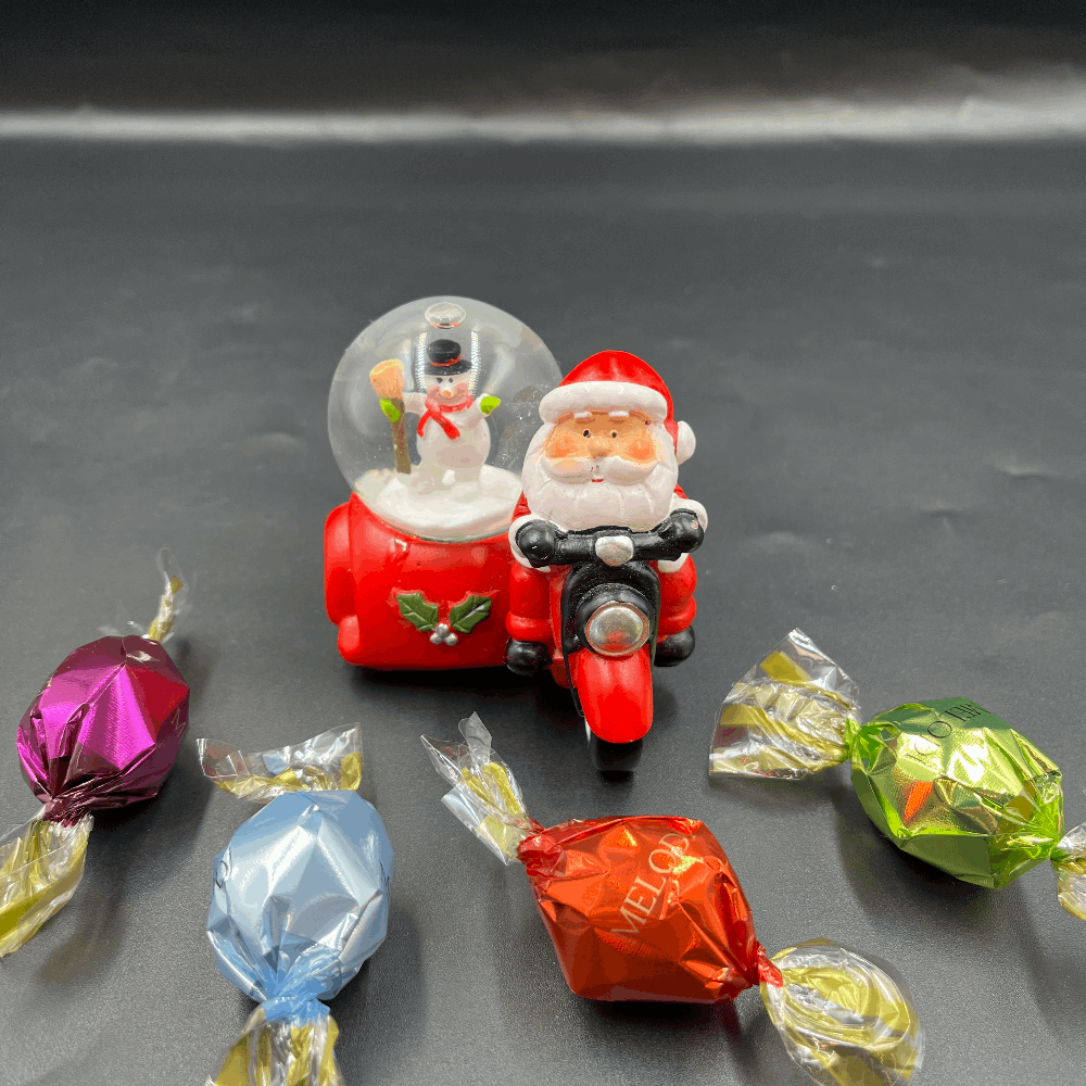 Twist Çikolata & Motorsikletli Noel Baba &Kardanadamlı Küre